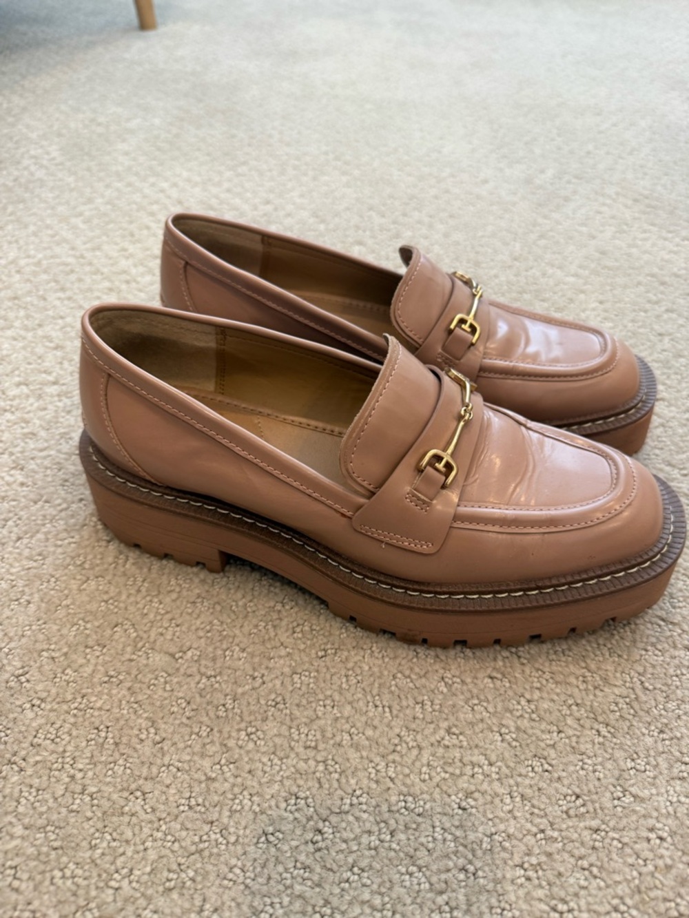Women’s Chunky Loafer - Blush Patent Sam Edelman